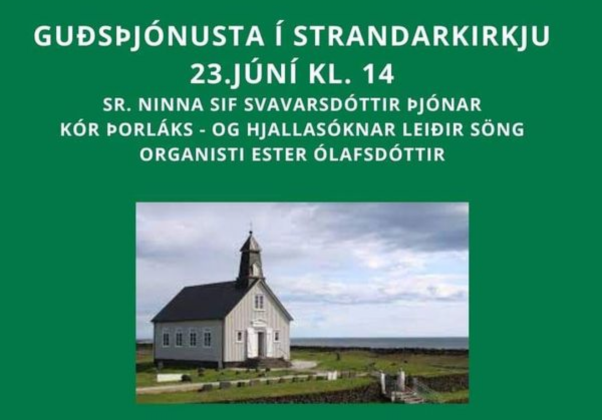 Guðsþjónusta í Strandarkirkju